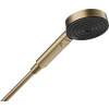 Hansgrohe Pulsify Select Sprchová hlavica Relaxation 105, 3 prúdy, EcoSmart, kefovaný bronz 24111140-HG