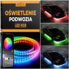 LED osvetlenie RGB Vonkajšie Vozidlo Auto Podvozok Tuning Sada Android