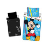 Jerry Fabrics Detské obliečky MICKEY - Happy (svietiaci efekt) 140x200 cm, 70x90 cm, Bavlna