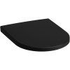 LAUFEN Pro/Cleanet Navia WC sedadlo so spomaľovacím sklápacím systémom, odnímateľné, matná čierna, H8916017160001
