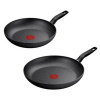 Panvica Tefal DARK ESSENTIAL Čierna Aluminium Ø 24 cm Ø 28 cm 2 Kusy (2 kusov)