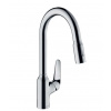 Hansgrohe Focus M42 Drezová batéria M429-H220 s výsuvnou spŕškou, chróm 71800000-HG
