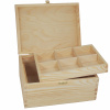 Drevený úložný box s organizérom 28x21 cm