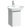 Laufen BASE skrinka pod umývadlo 32x34x52cm,1 dvierka pravé,úchyt tmavý Hliník,Biela Matná H4030241102601