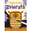 Domaľuj na karty - Zvieratá