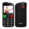 EVOLVEO EasyPhone FL, mobilní telefon pro seniory s nabíjecím stojánkem, černá EP-801-FLB