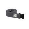 BODHI Popruh na jógu ASANA BELT PRO, 3 m x 38 mm, černý