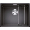 Blanco Etagon 500 Silgranitový drez, 53x43 cm, s pojazdmi, antracit 526343