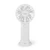 Nedis Ventilátor ručný, 0,9 W, ø 7,5 × 16,5 cm, biely, FNHH1WT