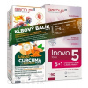 Barny's KĹBOVÝ balík FORTE Inovo 5 forte 90 tabliet + Liquid Curcuma+Boswellia Forte 30 kapsúl