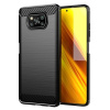 Púzdro Forcell Carbon pre Xiaomi Poco X3 Pro / Poco X3 Black