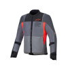 bunda ST-2 AIR ALPINESTARS šedá/tmavo šedá/červená 2025 Veľkost: L