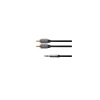 Kabel Audio Kruger&Matz KM0310 Jack 3.5 - Cinch 2RCA 1,8m