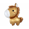 Fóliový balón supershape Koník hnedý 61cm