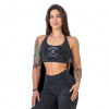 Nebbia Washed sportovní podprsenka se střední podporou GOLDEN AGE 778 - S - černá