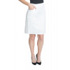 Dámska zdravotnícka sukňa s elastanom M-059X, biela (Zdravotnícke oblečenie)