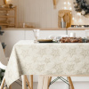 VIANOČNÝ OBRUS WINTER 140X220 KRÉMOVOZLATÝ