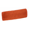 ORTOVOX Ťažká pletená čelenka Hlinená oranžová