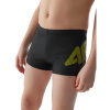 Chlapčenské plavky 4F JUNIOR-SWIMMING TRUNKS-JWSS24USWTM021-20S-DEEP BLACK Čierna 134/140 2024