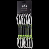 Climbing Technology LIME SET NY 12cm sada 6 expresek | SILVER