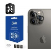 3mk tvrzené sklo Lens Pro ochrana kamery pro Apple iPhone 14 Pro / iPhone 14 Pro Max, grafitová 5903108484060