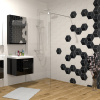 Cersanit Mille spŕch. kút Walk-In chróm 100x200 číre sklo S161-001