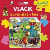 Vláčik a zvieratká v lese - puzzle - Šamalíková Pavlína