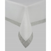 Obrús na stôl - Biely behúň 160 x 110 cm (Škvrna -resistant Tap Glamour Zircon 110x160 biela)