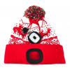 STREND PRO Čiapka so svetlom X-MAS kid červená M 3133518