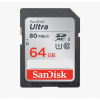 SanDisk Ultra SDXC 64GB 100MB/s Class10 UHS-I SDSDUNR-064G-GN3IN