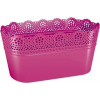 Prosperplast Kvetináč plast ružový 13,5 x 28,5 x 15,5 cm