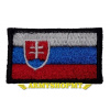 Nášivka SLOVENSKÁ VLAJKA suchý zips 4,5 x 2,5 cm