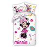Obojstranné bavlnené obliečky Halantex MINNIE MOUSE, 140/200+70/90, MN1967BL