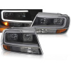 Chrysler Jeep Grand Cherokee 99-05/2005 - predné svetlá TUBE LIGHT čierna