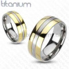 Titanové snubní prsteny R-TM-3042 (Titanové snubní prsteny R-TM-3042)