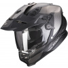 SCORPION prilba ADF-9000 AIR Trail matt black/silver - M