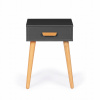 Nočná skrinka ModernHome WYJ-085 GREY 40 x 30 x 57 cm sivý