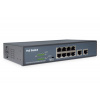DIGITUS 8 Port Fast Etherent PoE Switch + 2 Uplinks