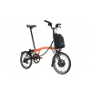 Skladací elektrický bicykel Brompton Electric C Line, Fire Coral typ riadidiel H preklady 6 rýchl.
