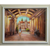 Košice Pod bránkou - Vladimír Semančík - originálny, ručne maľovany obraz M (do veľkosti 65x65cm) Viac farieb