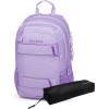 OXYBAG Studentský batoh + etue OXY Sport Violet