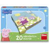 DINO Obrázkové kostky Prasátko Peppa: Veselý den, 20 kostek