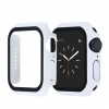 eses Ochranné puzdro s tvrdeným sklom pre Apple Watch 38/40/41/42/44/45 mm Veľkosť púzdra: 42mm (Series 1,2,3), Farba: biela