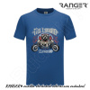 Tričko RANGER® - BIKER CREW S Modrá