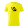 Vortex logo jednofarebné - Tričko detské bavlnené - 146 cm/10 rokov ( Citrónová )