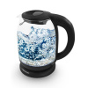 EKK027 Esperanza umývaná kanvica sklenená LED s teplomerom loire 1,7 l