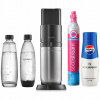 Saturátor na vodu SODASTREAM DUO čierny + 2x fľaša + sirup Pepsi