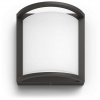 Philips 17391/93/P0 LED záhradné nástenné svietidlo Samondra 1x12W | 1200lm | 2700K | IP44 - čierna