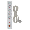 EMOS P53874 Prepäťová ochrana – 5 zásuviek, 3m, sivá / 1909050302