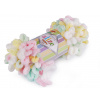 Pletacia priadza Alize Puffy color 100 g bielo žltá 1ks